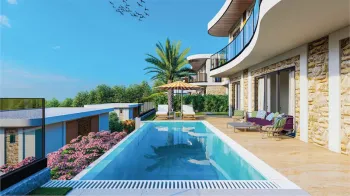 Kargicak luxury villas within top Alanya complex